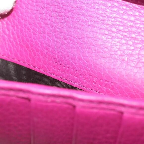 GUCCI Soho Long Wallet Leather Pink 291102 Auth yk11136 - Picture 13 of 16